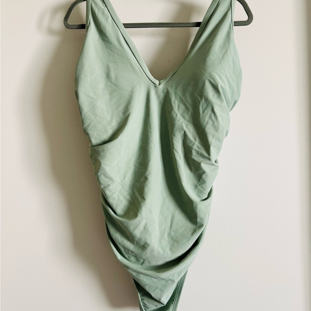 KONA SOL One Piece Swim Bathing Suit Olive Green size 22W